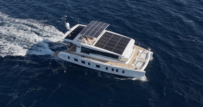 silent yachts solar panels